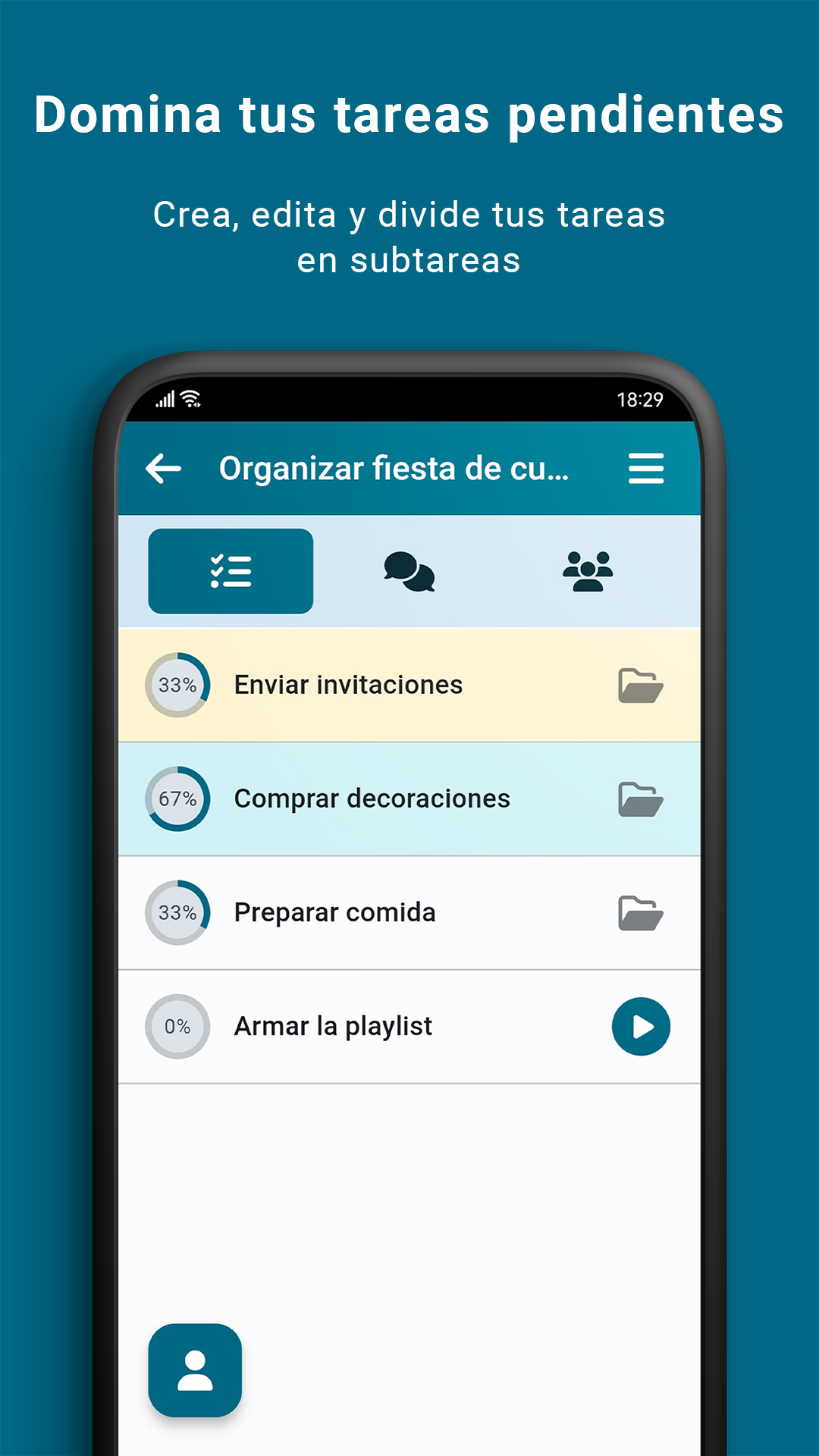 Tareas pendientes